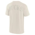 thumbnail image 3 of Men's Fanatics Cream Milwaukee Bucks Elements Iconic T-Shirt, 3 of 3