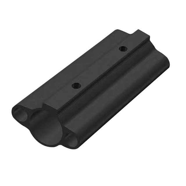 Soporte para caña de tienda para toldo, soporte para poste para tienda de campaña, soporte para poste para tienda, accesorios para exteriores de aleac Diámetro 36mm negro