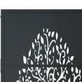 thumbnail image 4 of vidaXL Portail de Jardin Anthracite 105x205 cm Design Arbre en Acier, 4 of 5