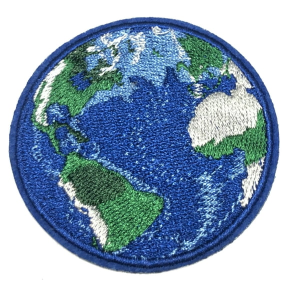 Earth Embroidered Patch Iron/Sew-On Applique NASA Space Explorer Planets