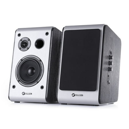 MB42 Bookshelf Speakers, Passive, Needs Amplifier or Receiver, Not for Use Directly with Turntable, 4-Inch Carbon Fiber