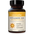thumbnail image 1 of Vitamina D3 5000iu NatureWise 125 mcg para Función Muscular Salud Ósea Sin Colorantes Artificiales 90 Mini Softgels NatureWise NW-85464647, 1 of 2