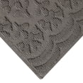 thumbnail image 7 of Beautiful Floral Block Scallop 2 Piece Bath Rug Set by Drew Barrymore, Charcoal Grey, 17" x 24" & 20" x 30", 7 of 7
