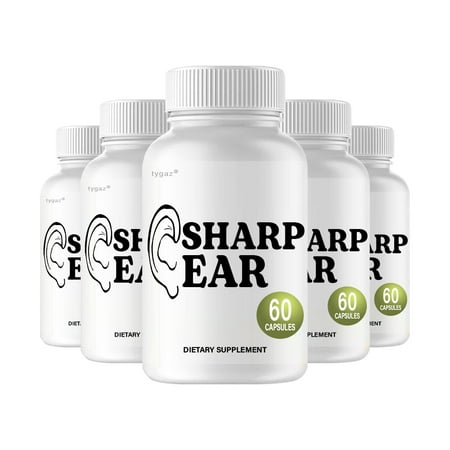 (5 Pack) Sharp Ear - Sharp Ear Advanced Tinnitus Support Supplement