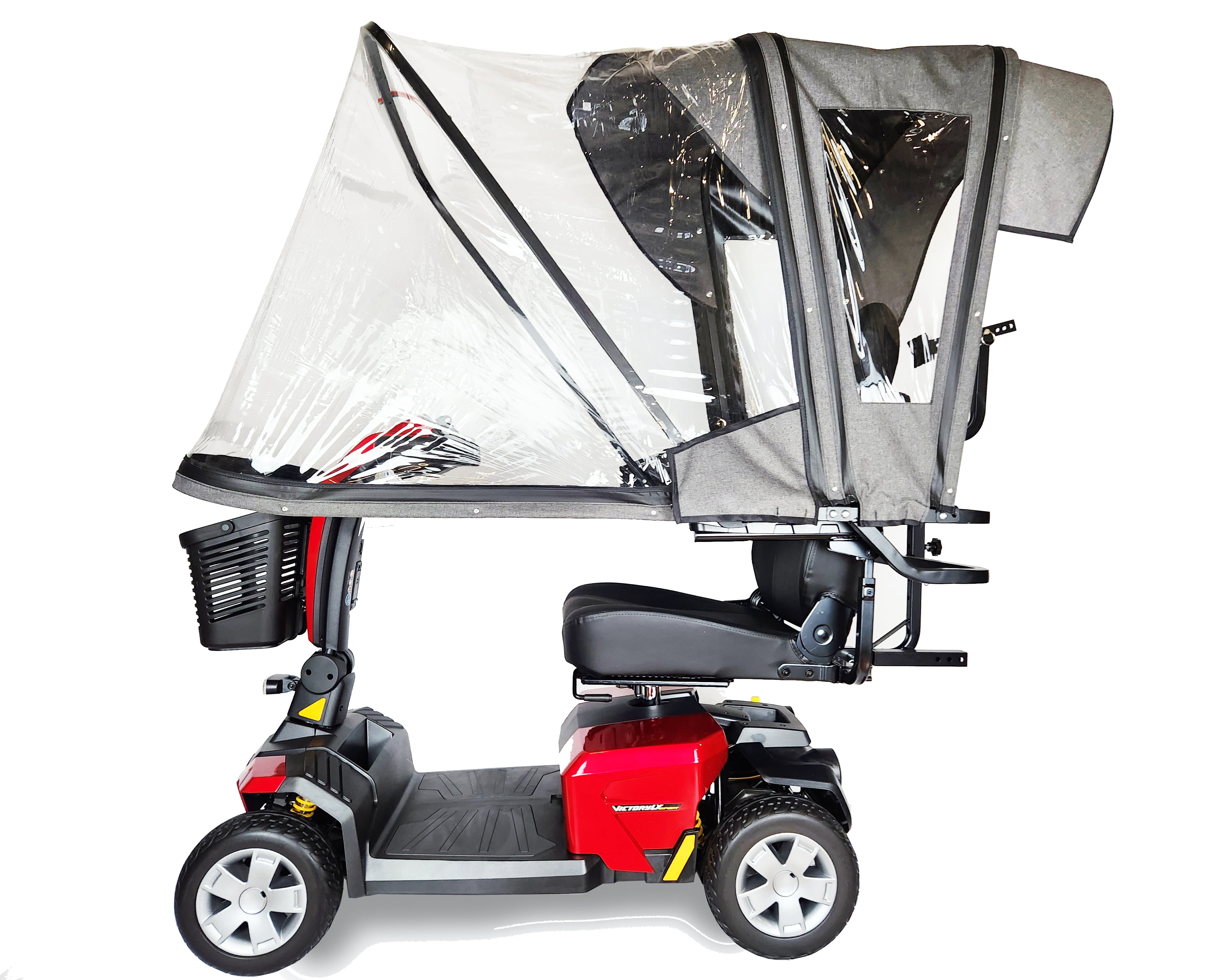 Retractable Sunshade Canopy for Mobility Scooters