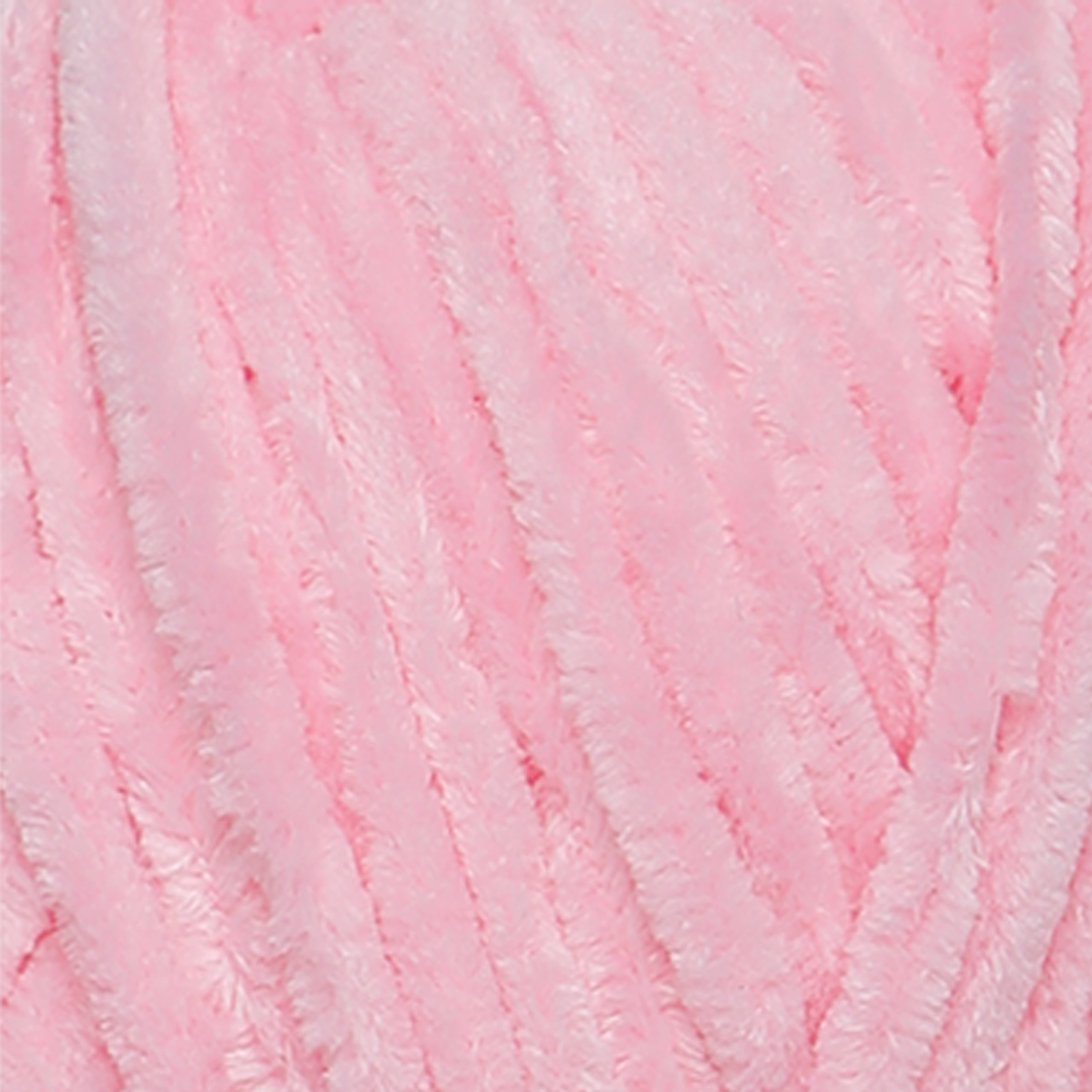 Estako Velvet (3- Skeins Pack) Chenille Blanket amigurumi Yarn for Crocheting and Knitting Super Bulky 3x100 gr (3x132 yds) (1310 - Baby Pink)