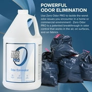 Zero Odor Commercial Odor Eliminator Spray Air & Surface Deodorizer Smell Remover Refill 128 oz