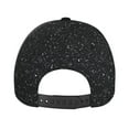thumbnail image 6 of Daiia Black Glitter Baseball Cap Men Women Classic Adjustable For Running Workout And Outdoor Activitie All Season Dad Hat Gift, 6 of 9