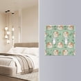 thumbnail image 5 of Dailycode Light Switch Plate Covers 2 Gang Wall Plate Plastics Outlet Covers for Kitchen Home Office Decor Cute Hamster and Leaf, 5 of 8