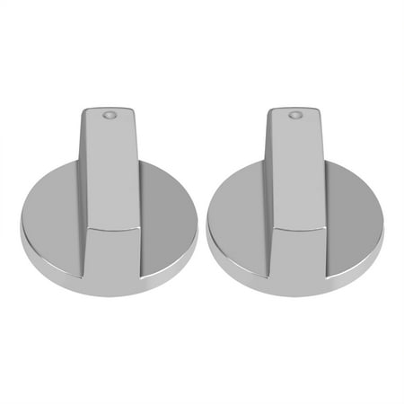 Lhcer Universal Silver Metal Gas Cooker Oven Stove Knobs Control