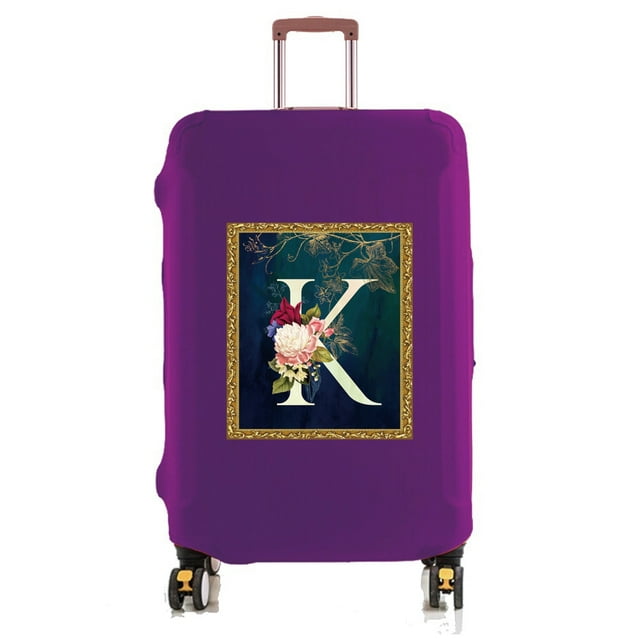 18-32 Inch Large Capacity Travel Essential Bag with Flower Serie Print Pattern Travel Accessories Suitcase Dust Protection Cover 8flower K L