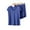 Blue, variant on Short Sleeve Women Pajama Sets Cotton Green Comfy 2 Piece Shirts And Shorts V Neck Casual Softies Loungewear Set for Women