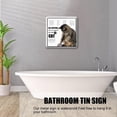 thumbnail image 2 of Cat Meow Metal Tin Sign All Visitors Must Be Approved Plate Decor A House is Not A Home Funny Animal Wall Art Cat Signs for Home Office Cafes Club Pub Sign Gift 12x12 inches, 2 of 7