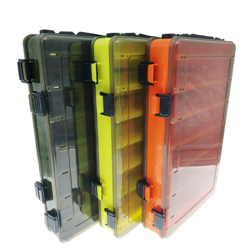 Ocean Fishing Tackle Box Double Sided Portable Organization Case Box