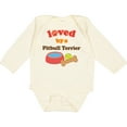 thumbnail image 3 of Inktastic Pitbull Terrier Loved by a (Dog Breed) Boys or Girls Long Sleeve Baby Bodysuit, 3 of 5