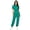 Green, variant on Jogger Scrubs Jumpsuit for Women Medical Nursing Uniform Full Body Paint Suit Short Sleeve Nurses Unitard Purple L