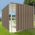 thumbnail image 1 of Rideaux Intérieurs Extérieurs pour Patio \ Panneau de Rideau à Oeillets Bloquant le Soleil pour Intimité, Rideaux Résistants aux Intempéries pour Gazebo, Véranda avant, Pergola, Kaki G x H Panneau, 1 of 8