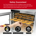 thumbnail image 4 of London Sunshine® Premium Stainless Steel Food Dehydrator - Double Wall SS Structured with Glass Window - 10 Trays, 4 of 6