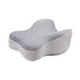 thumbnail image 4 of Almohada para rodillas para quienes duermen de lado Almohada para piernas para dormir de lado Garantiza estabilidad Espuma viscoelástica para viajes Gris, 4 of 8