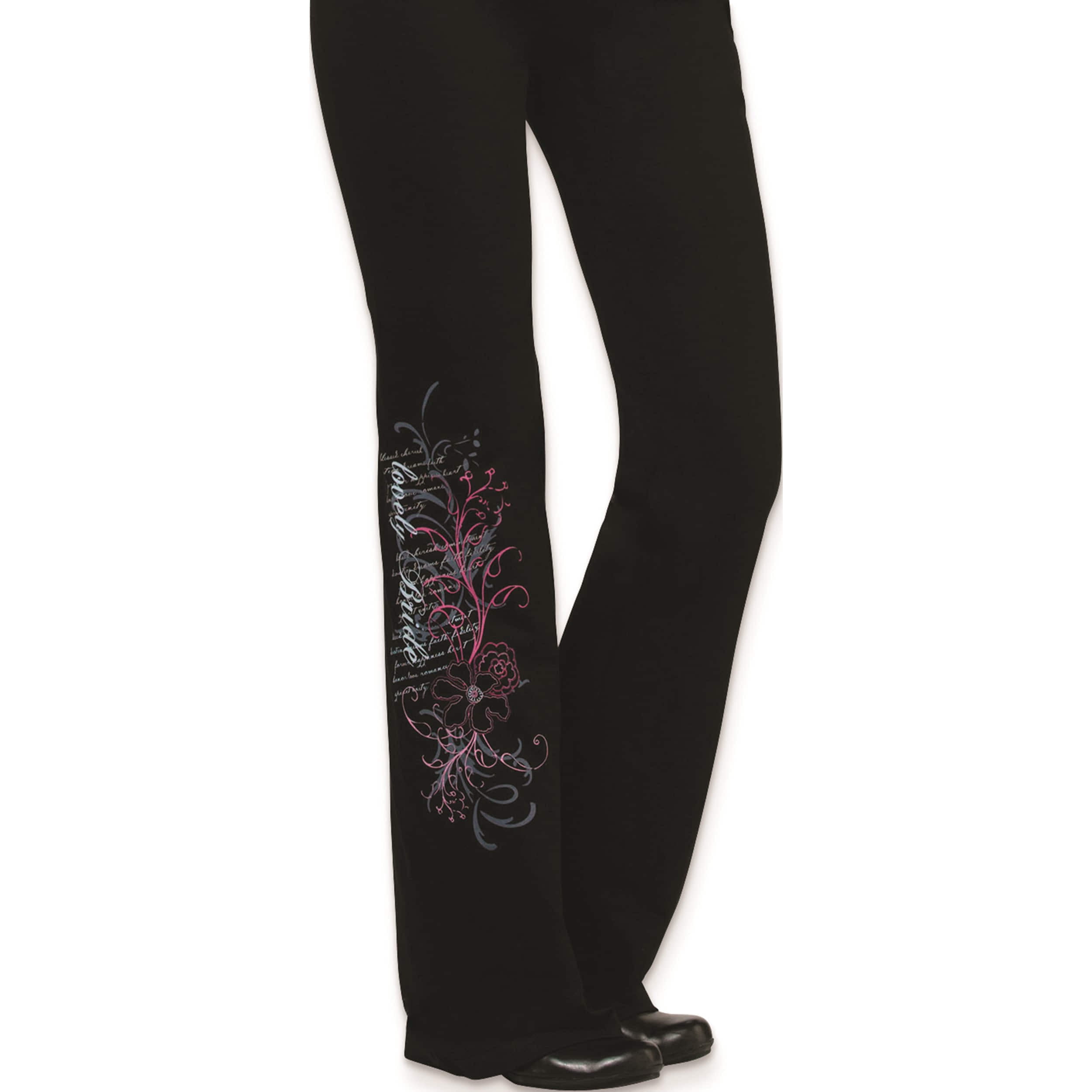 Spiral Direct FATAL ATTRACTION 2IN1 BOOT-CUT LEGGINGS WITH MICRO SLANT SKIRT 