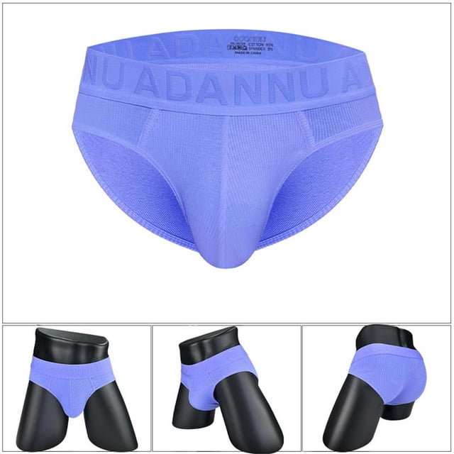 Calzones Para Hombre, Ropa Interior De Moda Con Diseño De Algodón En Relieve, Pantalones Cortos Cómodos.