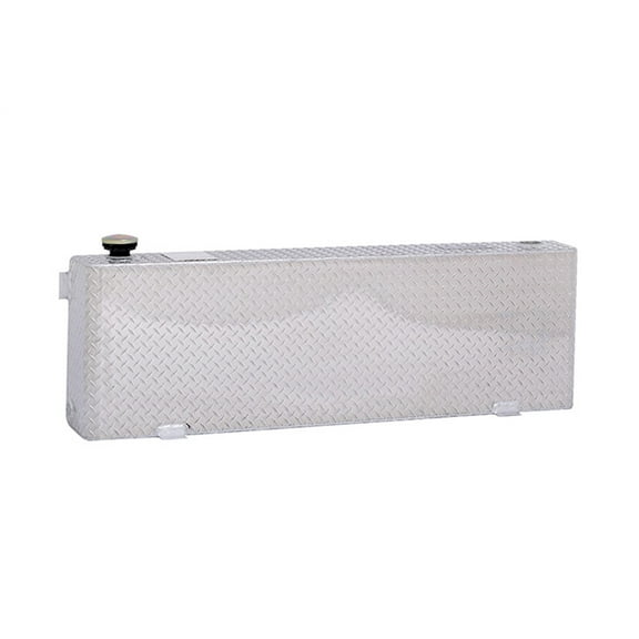 Dee Zee DZ92556NS Liquid Transfer Tank; Volume 40 Gallons; L 56 in. x W 9.625 in. x H 19 in.; Narrow Rectangle Shape; White; Steel;