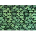 thumbnail image 1 of Ahgly Company Machine Washable Indoor Rectangle Abstract Turquoise Blue Modern Area Rugs, 8' x 12', 1 of 4