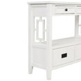thumbnail image 6 of GZXS 36" Farmhouse Console Table,Narrow Entryway Table with 4 Drawers and 1 Shelf,Wooden Sofa Table with Storage for Bedroom，Entry Way, Hallway, Kitchen,Dining,Living Room(Antique White), 6 of 10