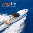 thumbnail image 2 of SereneLife Home Gray Aluminum 3 Bow Bimini Top, 2 of 5