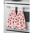 thumbnail image 2 of Towels Microfiber Absorbent Soft Dry Quick Cloth Hanging Bathroom Kitchen Towels Hand Flower Duck Egg Bunny Easter, 2 of 7