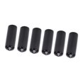 thumbnail image 2 of Tapas protectoras de PVC negras, 100 piezas, protectores de extremos redondos para roscas de tornillos y accesorios de tuberías, 2 of 8