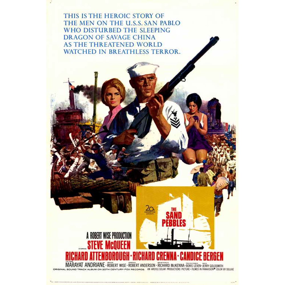 The Sand Pebbles Movie POSTER 27" x 40" Style A