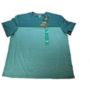 G. H. Bass & Co. Men's Short Sleeve Stretch Cooling Sunblocker UPF 50 Crewneck T-Shirt (Aqua Splash Heather, Medium)
