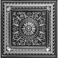 thumbnail image 3 of 223 - La Scala 2 ft. x 2 ft. PVC Glue-up or Lay in Ceiling Tile in Antique Silver (40 sq.ft / Pack) - 10 Pieces, 3 of 14