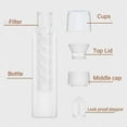thumbnail image 3 of Cold Brew Coffee Pot, 550ml Ice Drip Coffee Maker Portable Cold Brewed Fruit Tea Cold Brew Coffee Maker for Coffee and Tea, 3 of 9