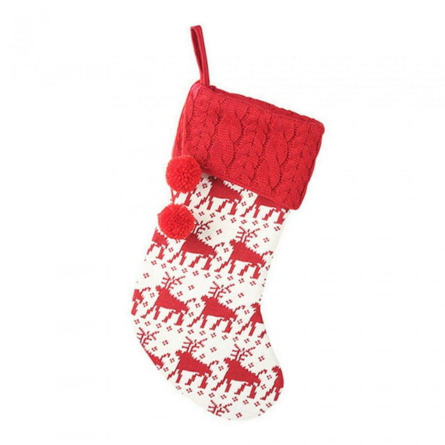 Calcetín navideño para decoración colgante, bolsa de almacenamiento reutilizable, bolsa de regalo para dulces, medias colgantes para chimenea para