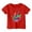Red, variant on Hiijoy Toddler Girls Graphic Tshirt Dinosaur Print Short Sleeve Kids Unisex Casual T-Shirt
