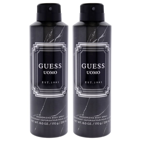 Guess Uomo by Guess for Men - 6 oz Body Spray - Pack of 2