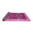 thumbnail image 2 of Ahgly Company Indoor Square Oriental Pink Industrial Area Rugs, 4' Square, 2 of 4