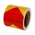 thumbnail image 1 of Unique Bargains Reflective Tape, 4'x33FT Waterproof High Visibility Warning Tape, Red-yellow, 1 of 6
