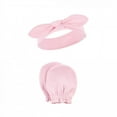 thumbnail image 5 of Hudson Baby Infant Girl Cotton Headband and Scratch Mitten Set, Cupcake, 0-6 Months, 5 of 6