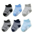thumbnail image 3 of GYRATEDREAM Toddler Non Slip Grip Ankle Socks with Non Skid Soles 6 pairs for Infants Toddlers Kids Boys Girls Cute Cotton Baby Socks for 5-7Y, 3 of 3