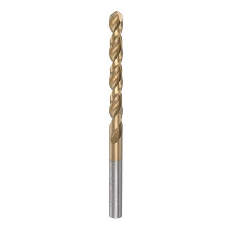 

Uxcell 5.1mm Titanium Coated M42 High Speed Steel 8% Cobalt (HSS-E) Twist Drill Bit
