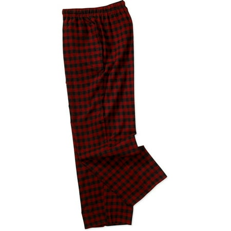 Big Men's Plaid Flannel Sleep Pants, Size 2XL