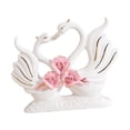thumbnail image 2 of 2 figuras de cisne blanco, escultura de animal, estatua de cisne, adorno de colección Estilo A, 2 of 9