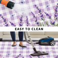 thumbnail image 4 of Spring Lavender Floral Outdoor Rug 3x5 Ft, Non Slip Washable Area Rug, Flowers Butterfly Purple Plaid Patio Rugs Carpet Runner, Large Floor Mat for Indoor/Outdoor Deck Porch Camping, 4 of 8