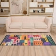 thumbnail image 2 of Yayeee Runner Rug for Bedroom 2'x6' Machine Washable Hallway Non Slip Mat, Art Buildings, 2 of 8