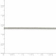 thumbnail image 7 of Auriga Fine Jewelry 925 Sterling Silver Rhodium-plated 2 mm Curb Chain Necklace for Women 28", 7 of 7