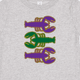 thumbnail image 4 of Inktastic Mardi Gras Celebration Funny Crawfish Boys or Girls Baby T-Shirt, 4 of 5