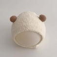 thumbnail image 2 of Aofany Toddler Girl Lovely Flounce Knit Hats Baby Bonnets Newborn Baby Hats Ultra Soft Adjustable Hats, 2 of 2